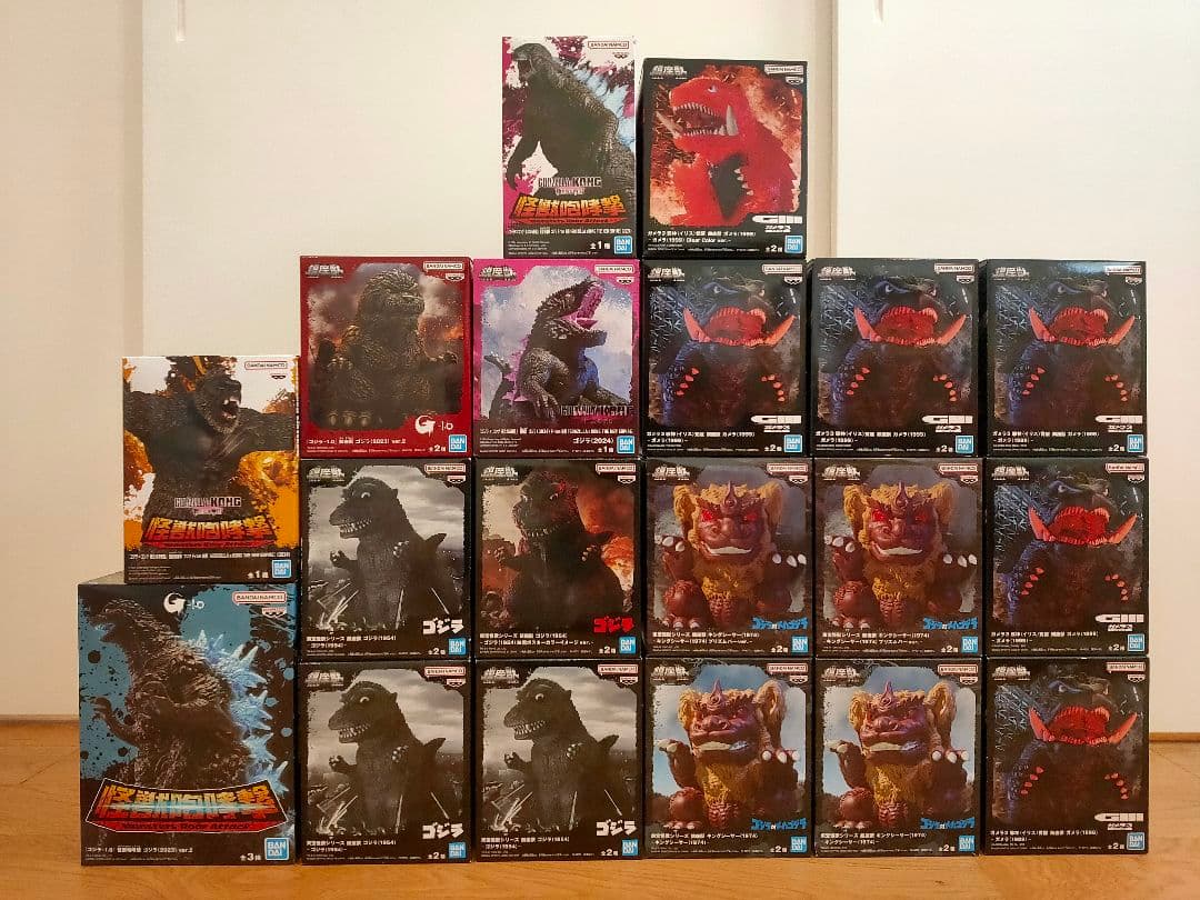 【新品】東宝怪獣(ゴジラ、ガメラ等) フィギュア まとめ売り19点