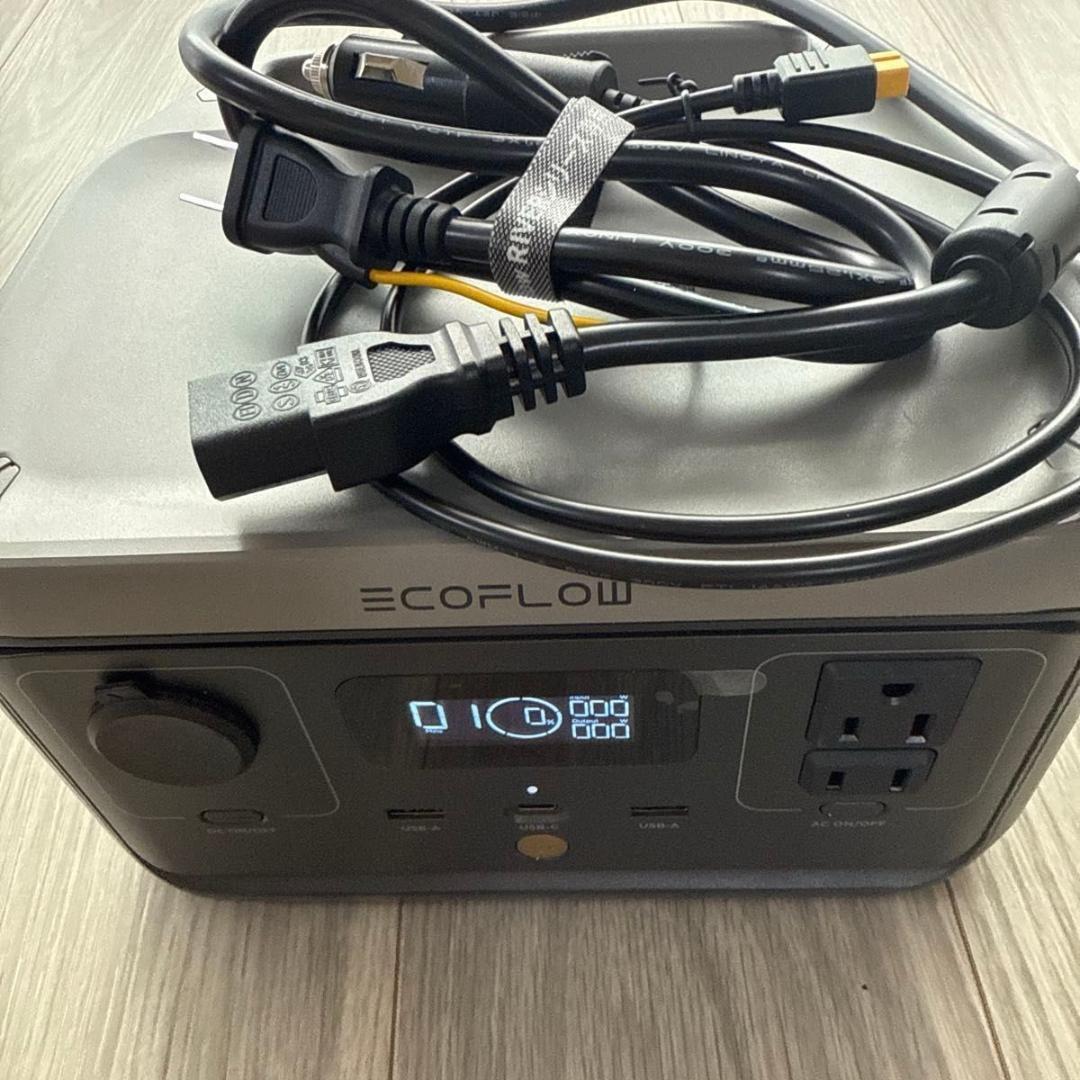 未使用 EcoFlow  2 ポータブル電源　災害 キャンプ