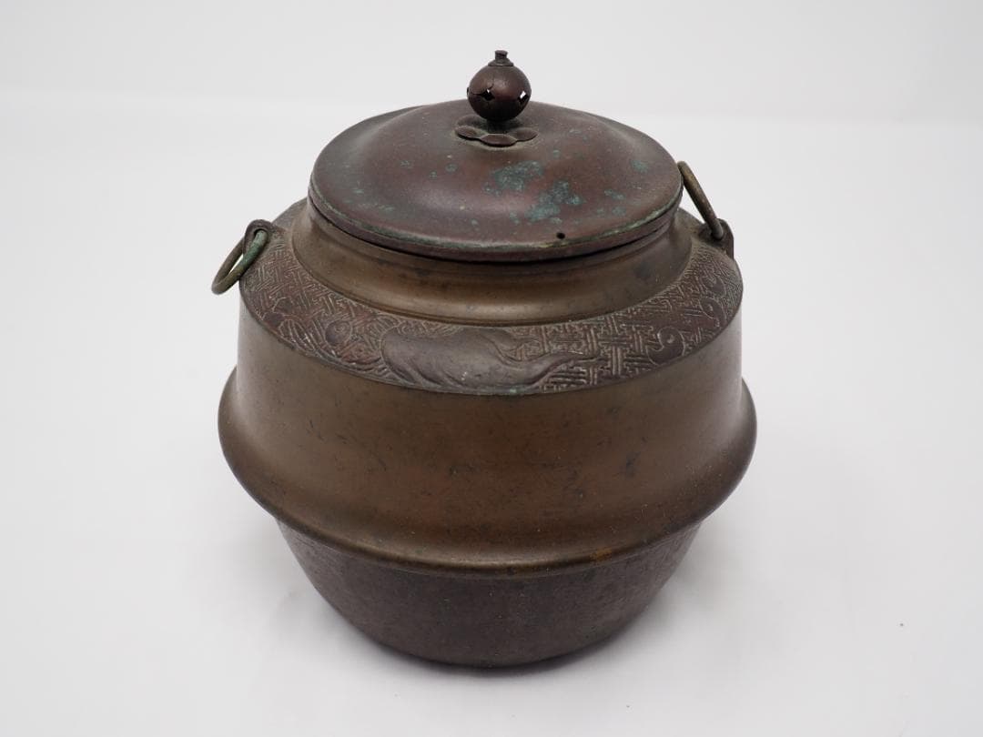 茶釜　風炉釜　小型　茶道　銅　工芸品