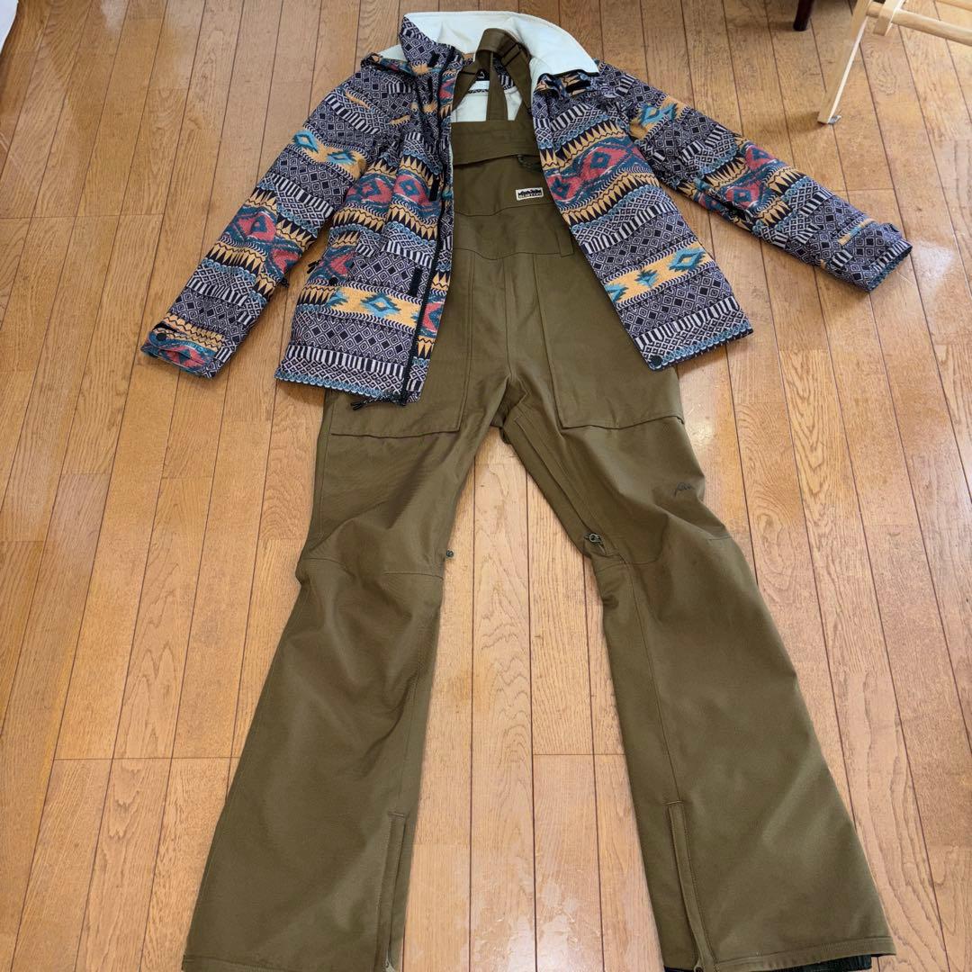 BURTON バートン ビブパン スノーボードウェア 上下セット S