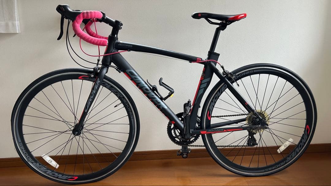 CANOVER ロードバイク ブラック/レッド