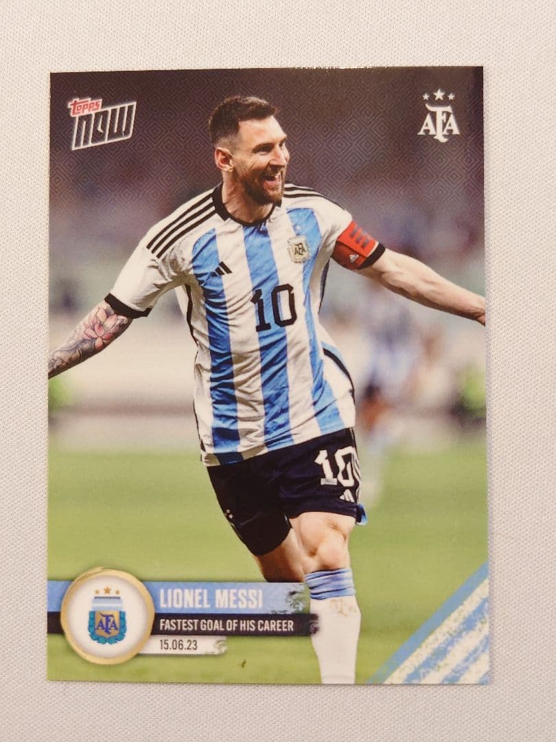 topps now リオネル・メッシ Messi トップスナウ 16