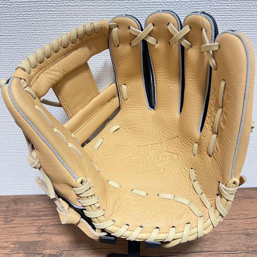 【未使用品】一般軟式・グローブ ローリングス 内野用・大人用 キャメル