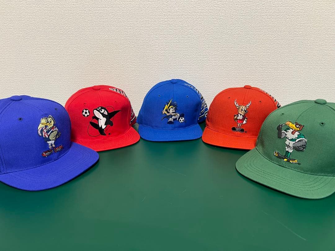 Jリーグキャップ　92年　デッドストック　セット
