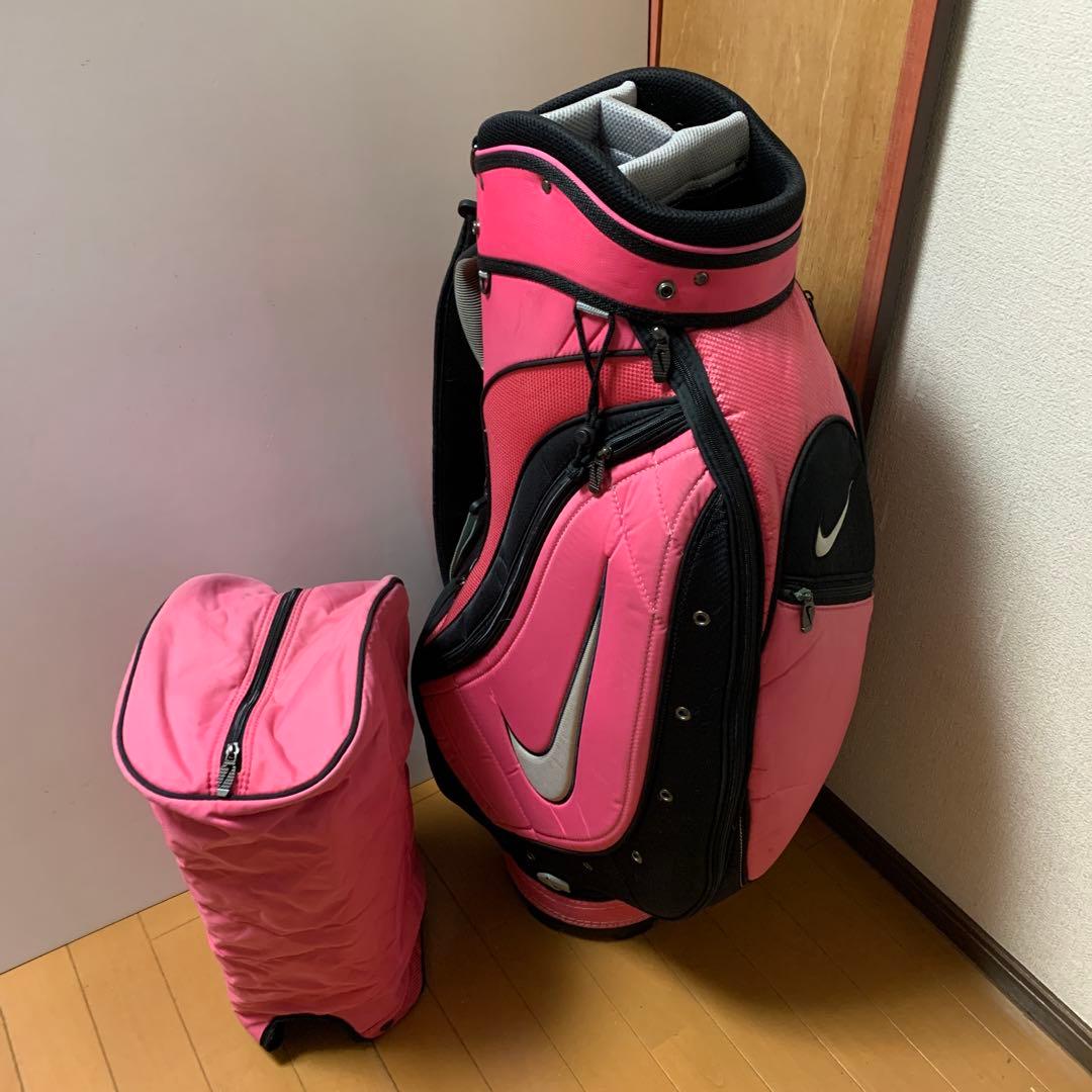 Nike ピンク キャディバッグ セット