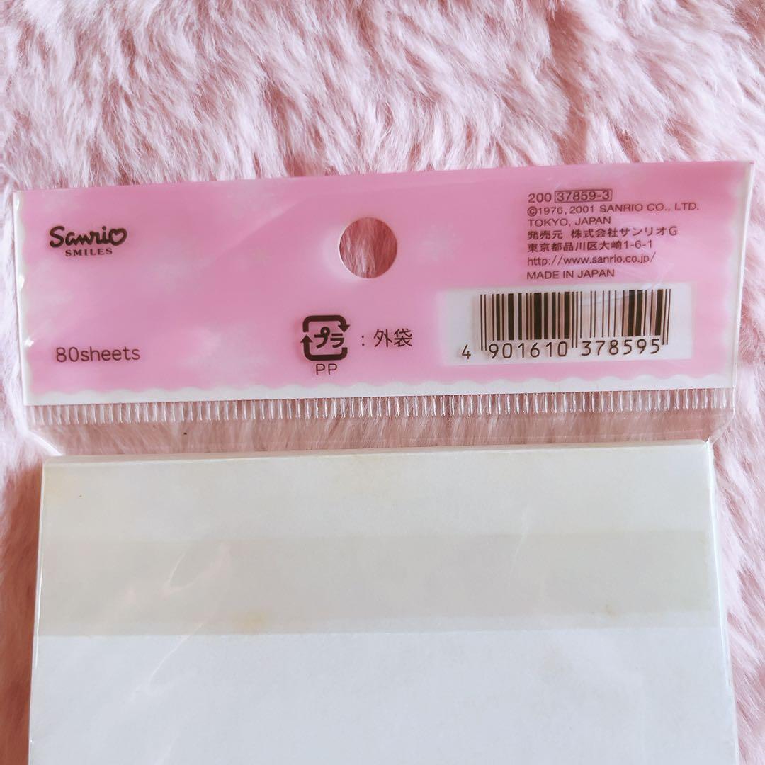 希少レア　ハローキティ　エンジェル　ピンク　レターセット　メモ　2001 レトロ