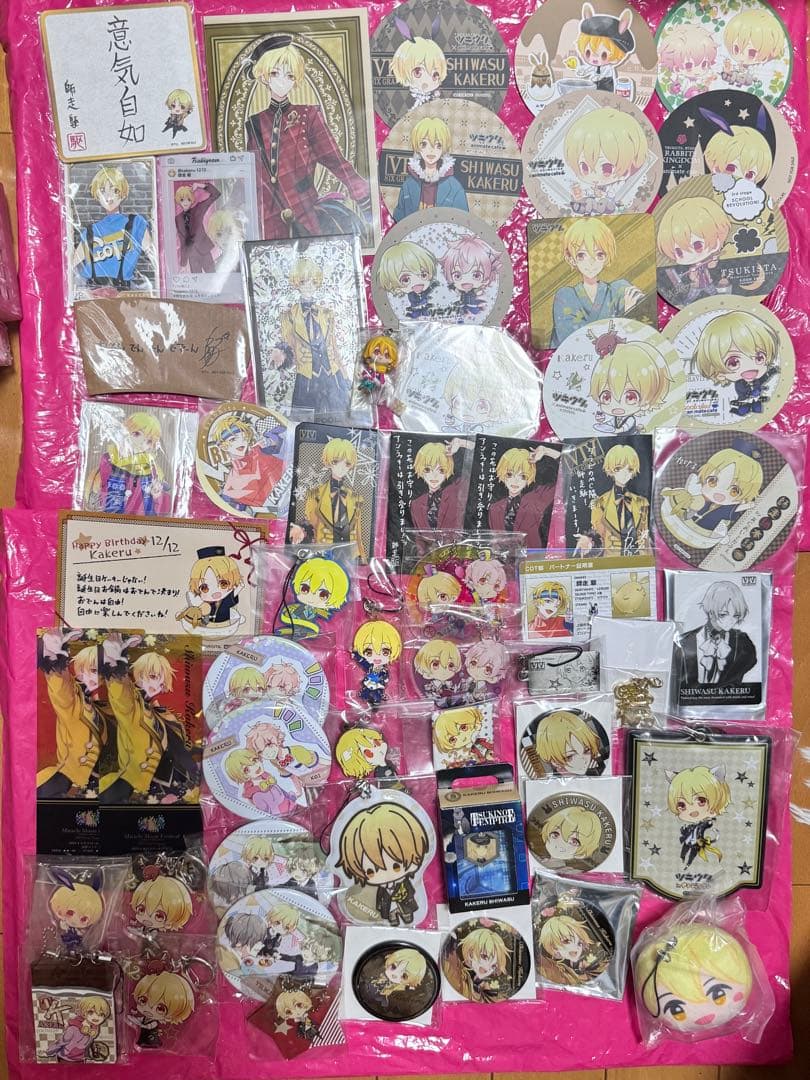 ツキウタ。 師走駆 缶バッジ クリアシート コースター 缶バッジ アクリルボード