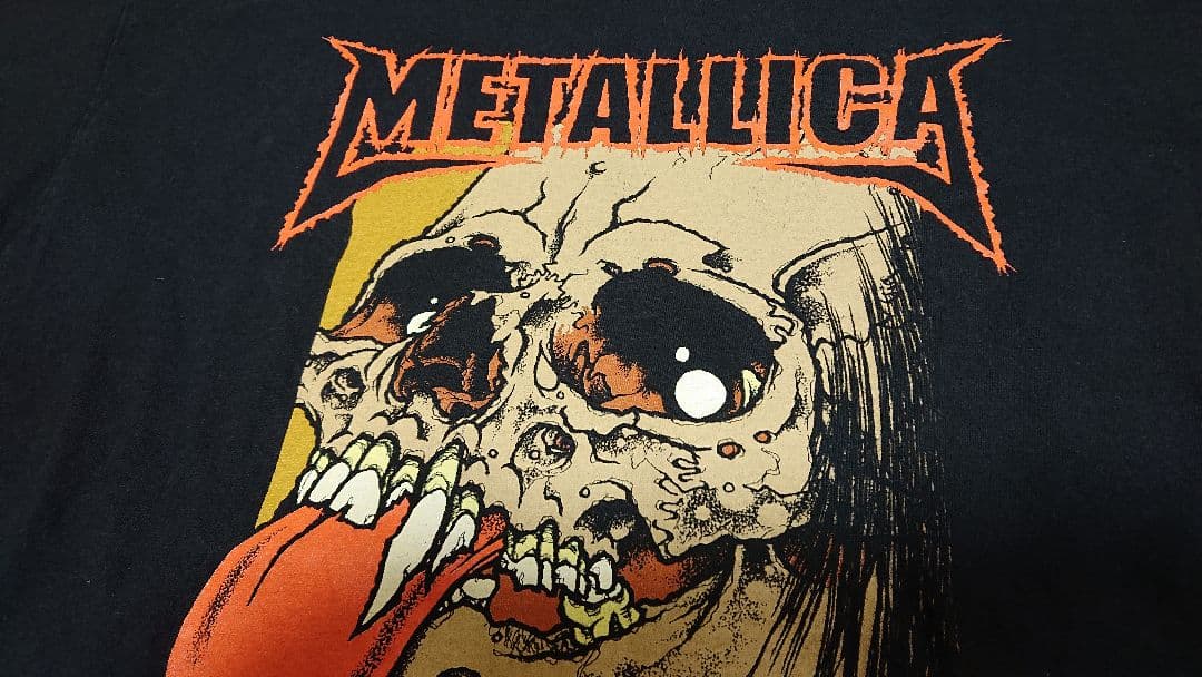 メタリカ Tシャツ 2005コピーライト LLICA パスヘッド 黒 L