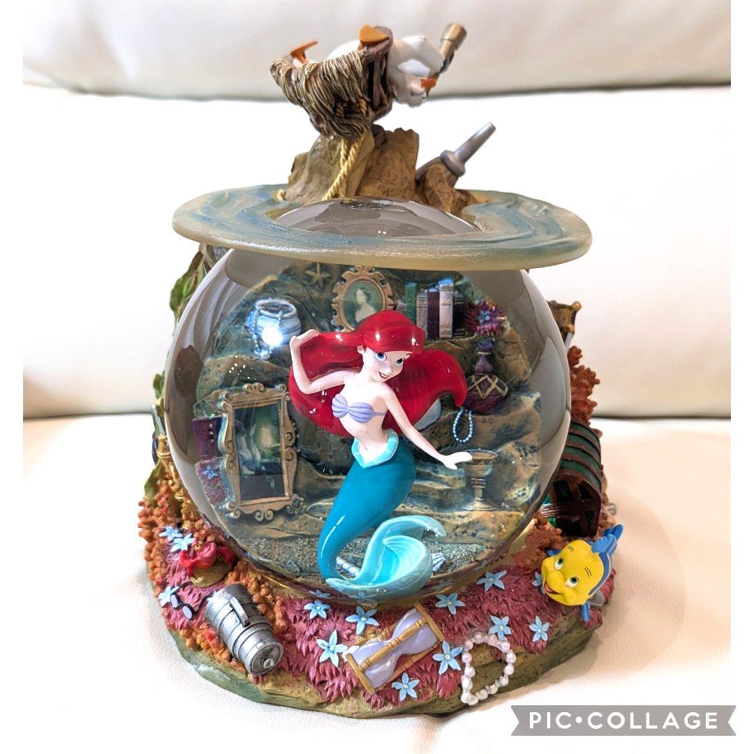 ★リトルマーメイド　アリエル スノードーム　オルゴール　フィギュア　ディズニー