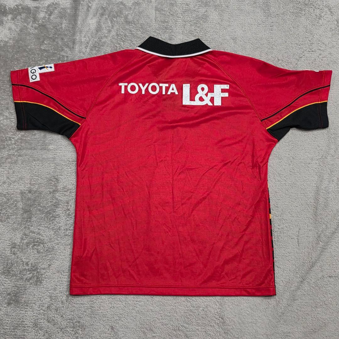 名古屋グランパス　01-02　ユニフォーム　M-L　ルコックスポルティフ　レッド