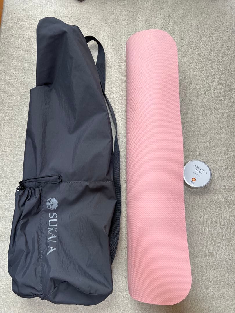 lava SUKALA ヨガマット ピンク ケース、バーム付