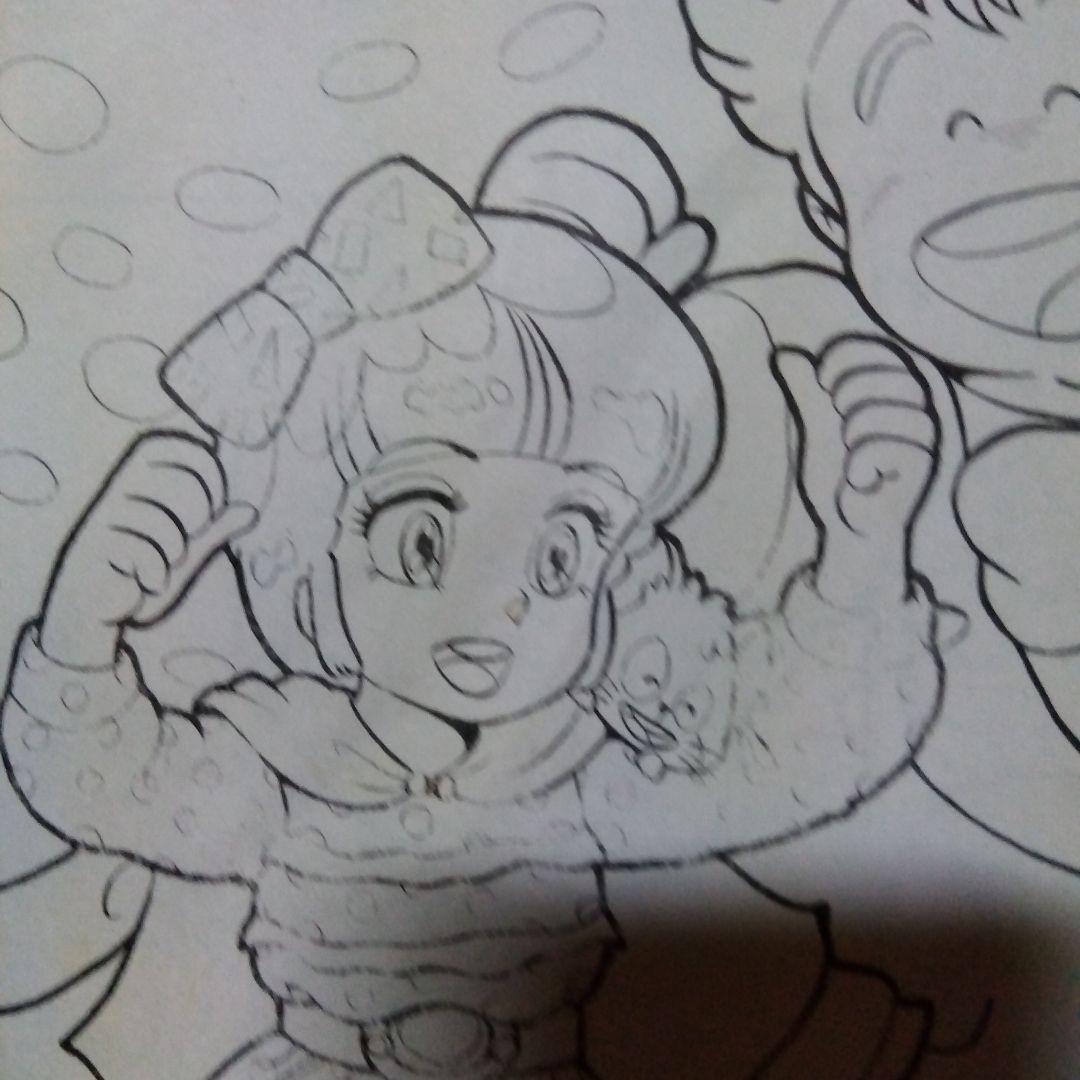 魔法の天使クリィミーマミ1983年セイカのぬりえ・未使用品