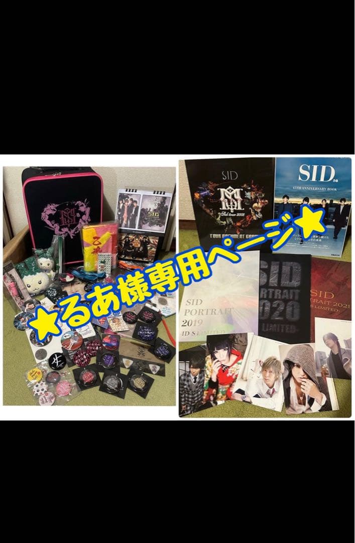 シド SID ライブ グッズ キャリーケース まとめ売り