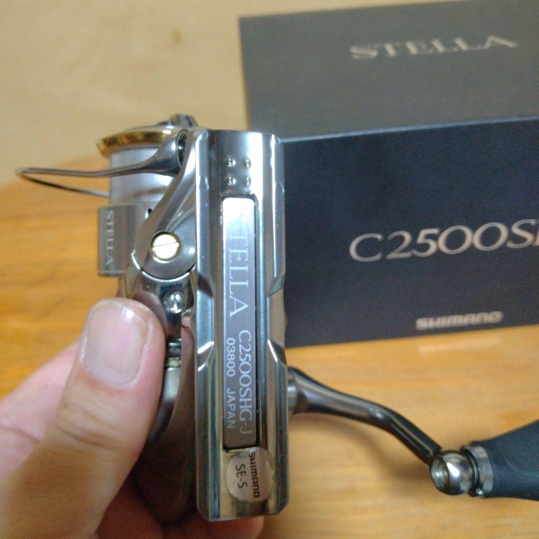 シマノ18ステラ　C2500SHG スプールC2000shg　ハンドル50mm