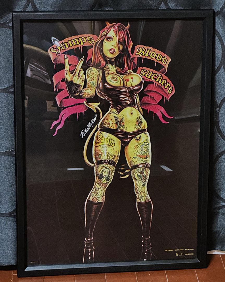ロッキンジェリービーン 非売品　Vamps ポスター 正規フレーム付き！