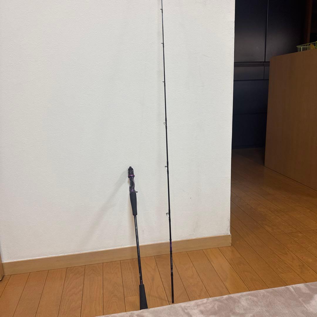 ダイワ 鏡牙 Air -63B-2オフショアロッド パープル スポック船長