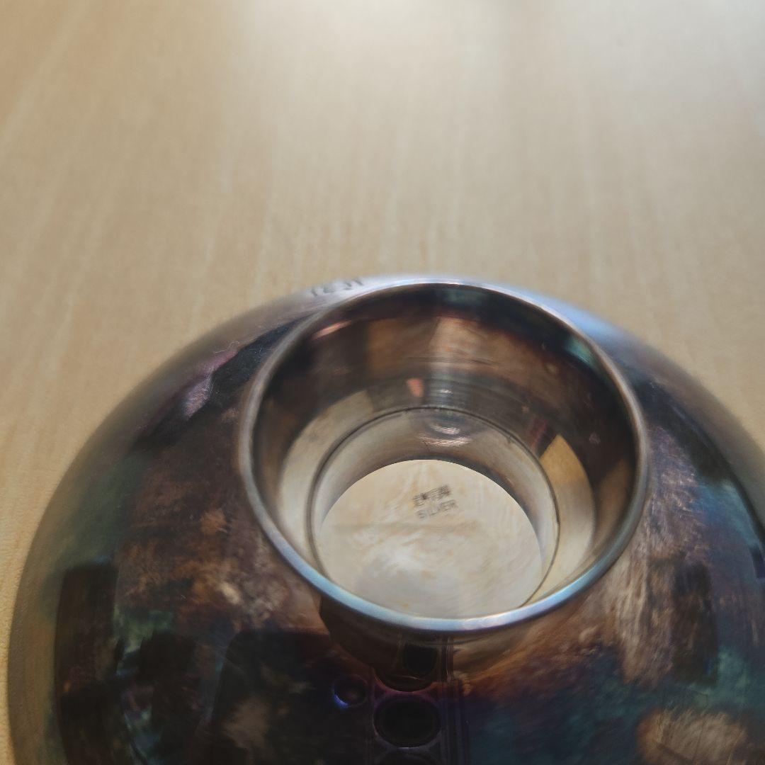 ダ*イ様 純銀 銀盃 銀杯 約46g 骨董