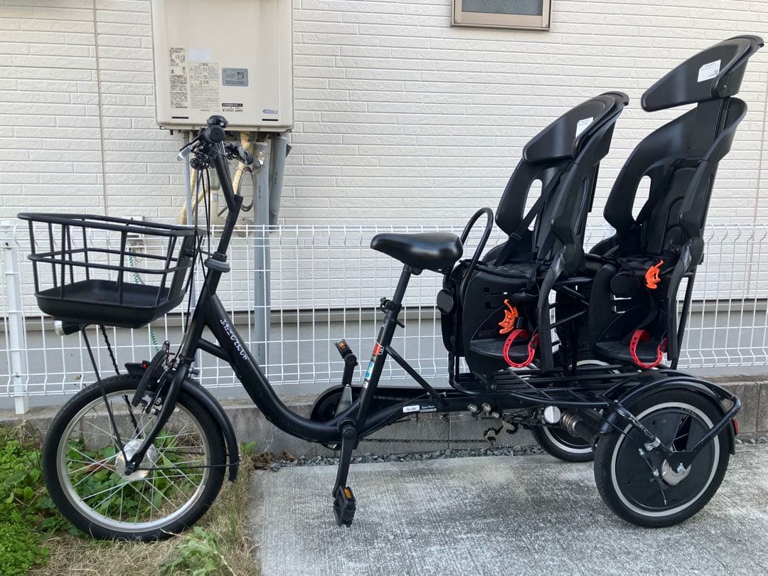 ふたごじてんしゃ⭐︎アシストなし⭐︎チャイルドシート２つ付き