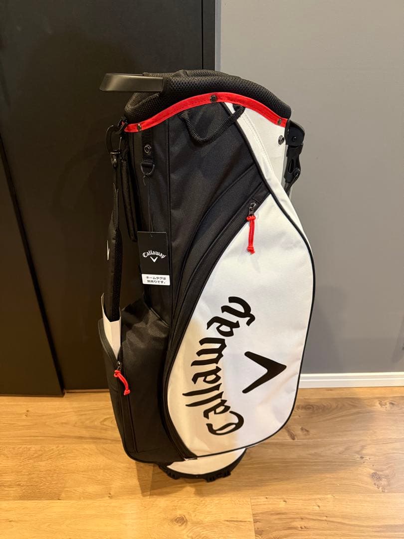 Callaway キャディバッグ ホワイト/ブラック/レッド