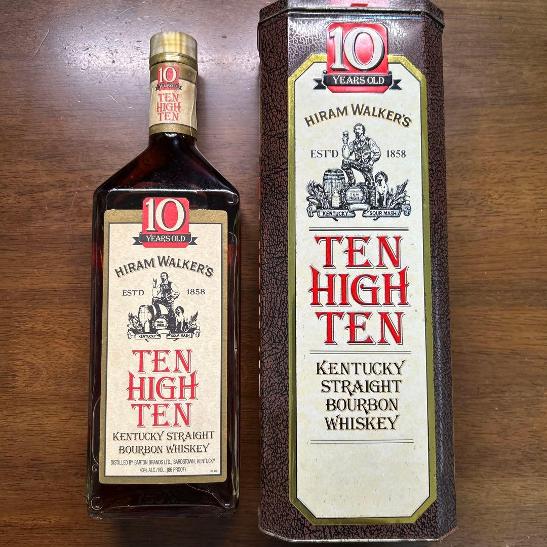ウイスキー Hiram Walker's Ten High Ten 10 Years Old