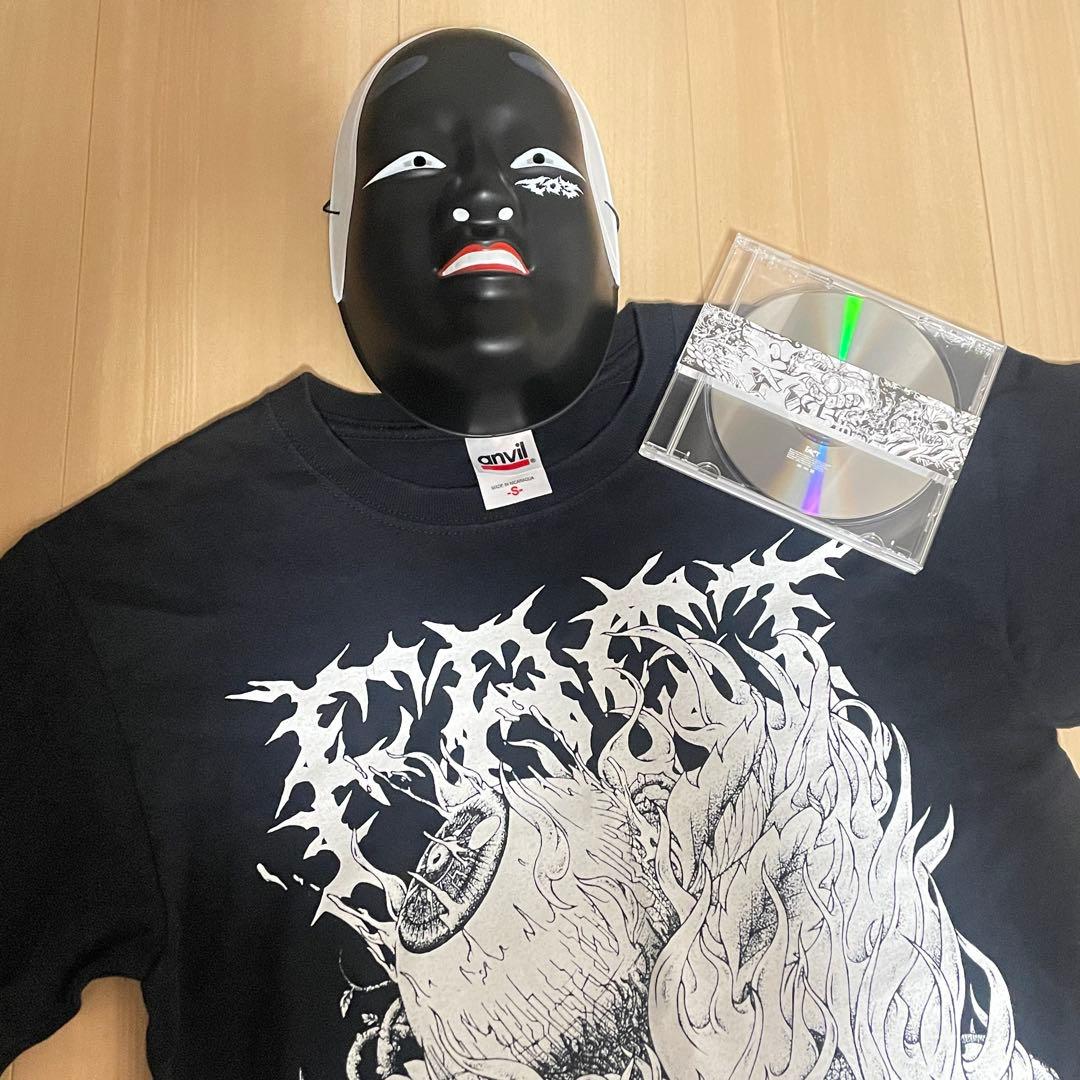 FACT Tシャツ ゲリラ配布EP CD co3能面