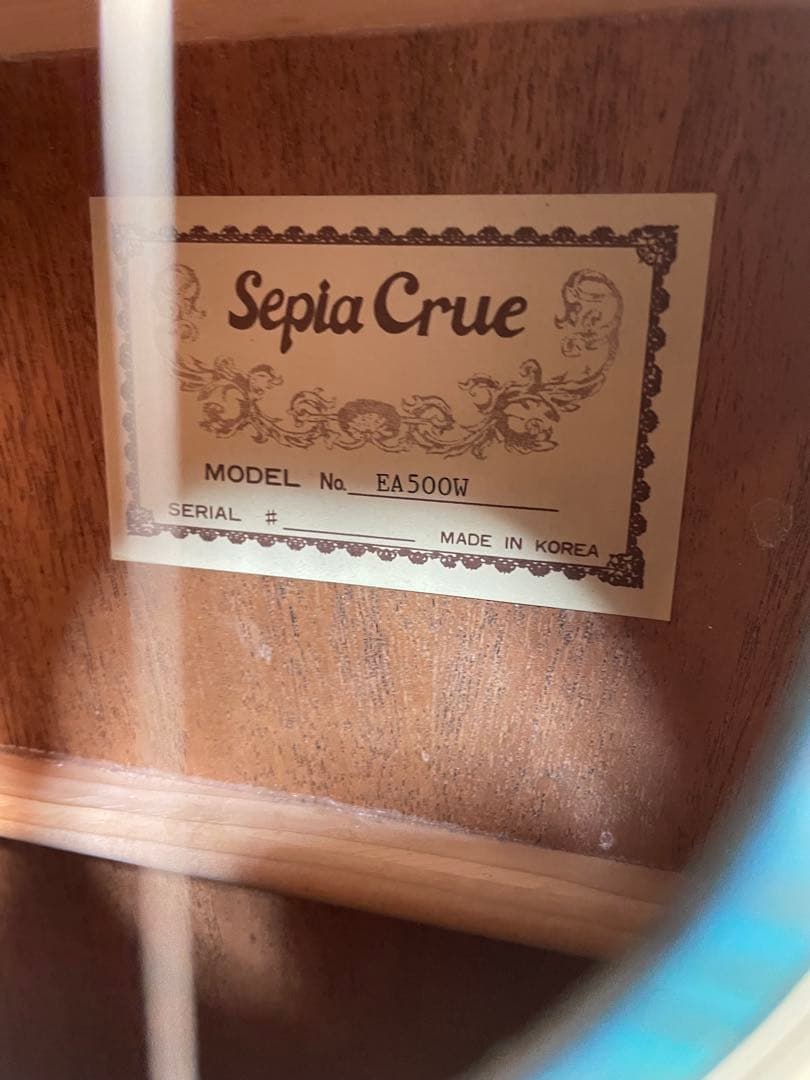 Sepia Crue EA500W アコースティックギター　袋付き