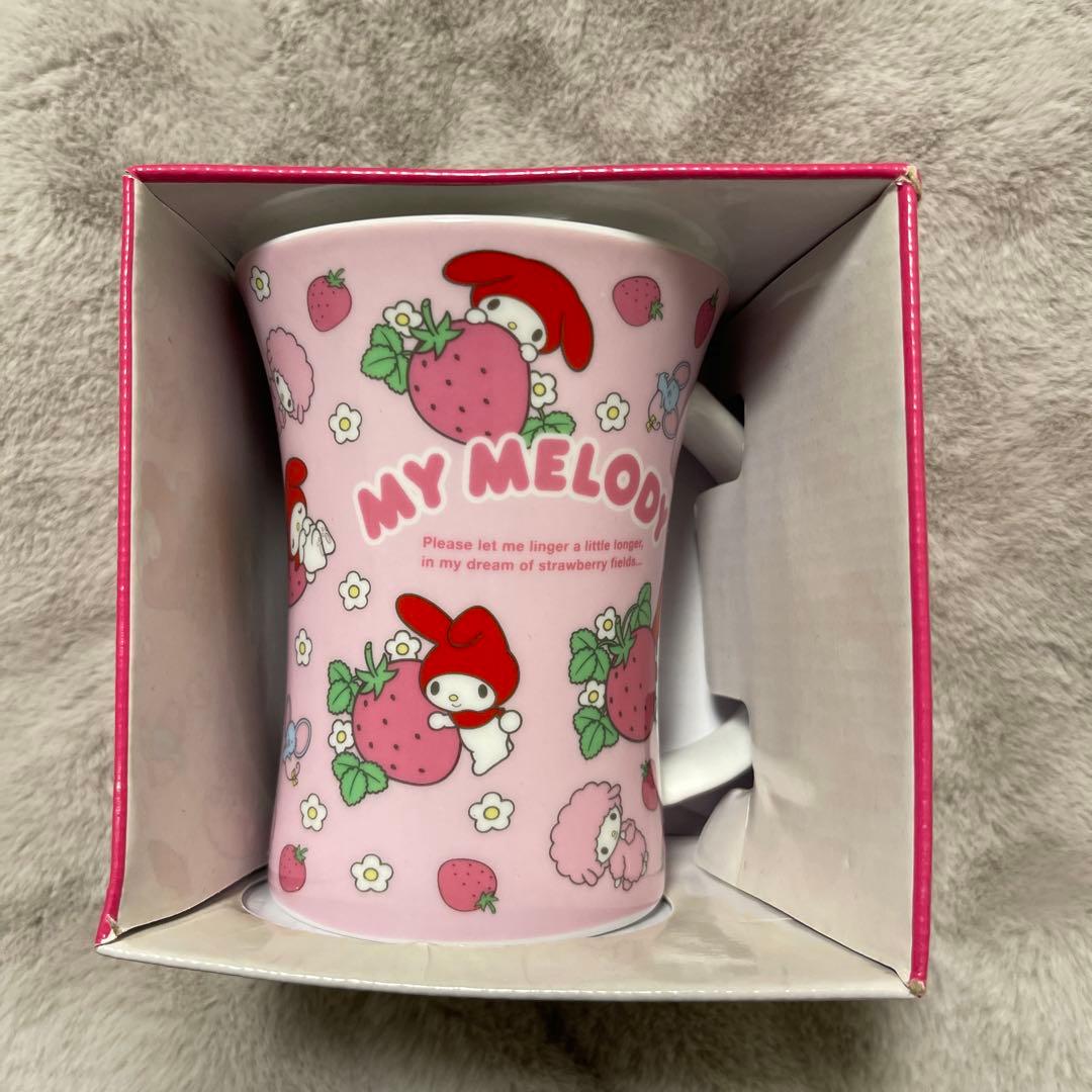 【希少】マイメロディ/マリモクラフト/デカマグ　マイメロディ　イチゴ/マグカップ