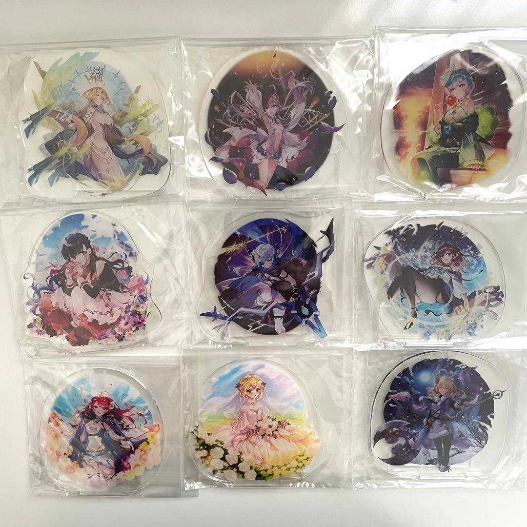 ファンキル アクリルスタンド 9個セット