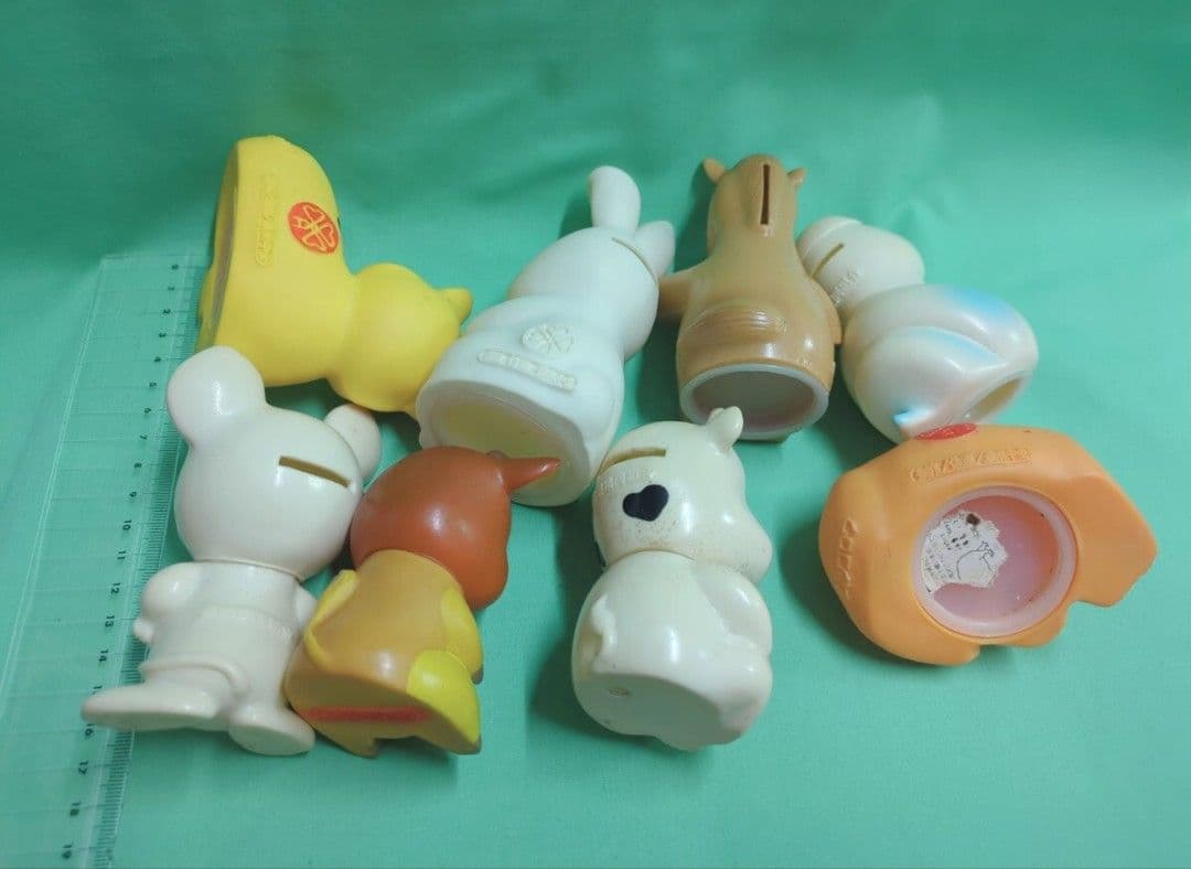 当時物 ソフビ フィギュア　大量 貯金箱 動物　レトロアニマル　昭和レトロ