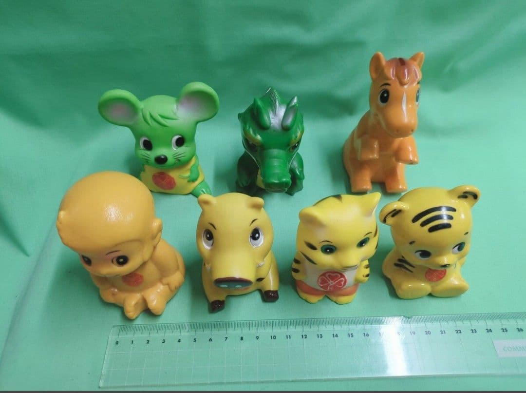 当時物 ソフビ フィギュア　大量 貯金箱 動物　レトロアニマル　昭和レトロ