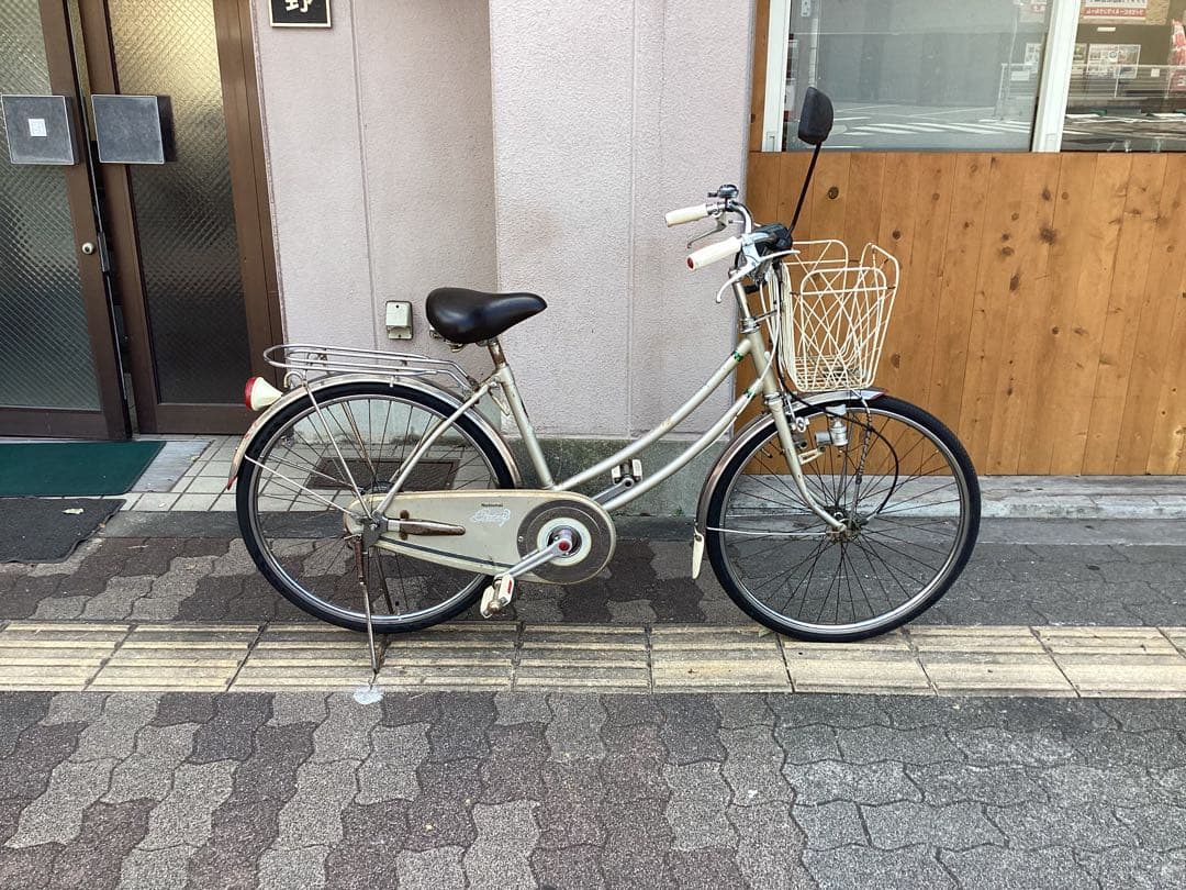 [昭和レトロ]National(ナショナル)24吋 ママチャリ 変速なし