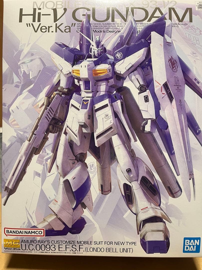 MG Hi-νガンダム Ver.Ka 箱ワケ有
