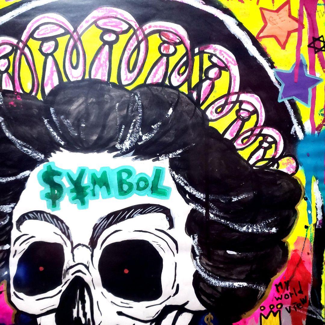 【一点物現代アート】GOD SAVE THE REP＆SKULL QUEEN