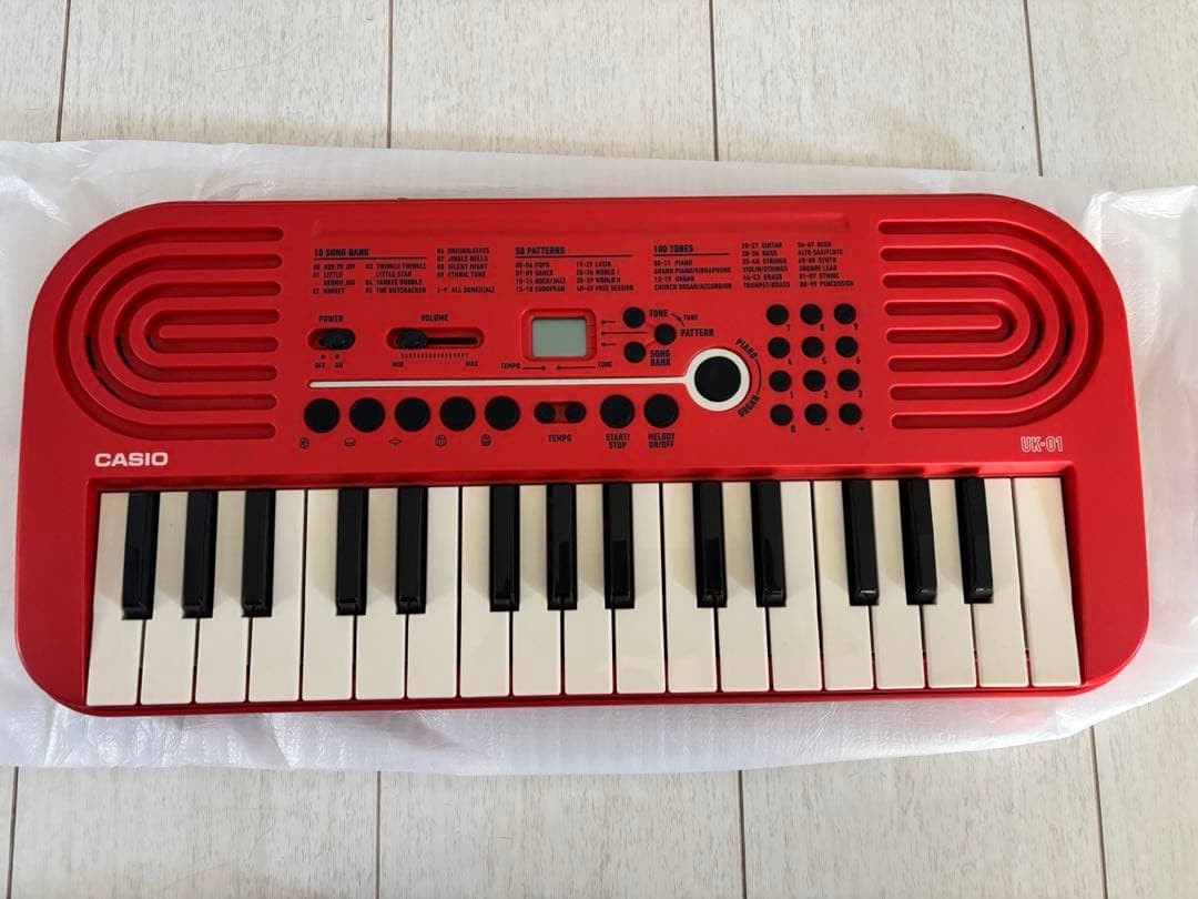 【美品】限定モデルCASIO ミニキーボード UK-01 純正アダプタ付き