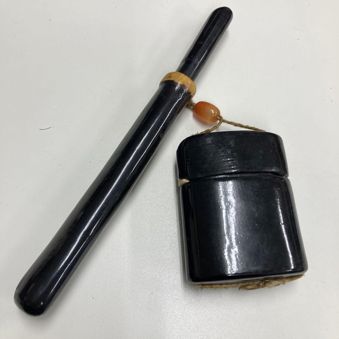 印籠　薬入れ　たばこ入れ　キセル　セット