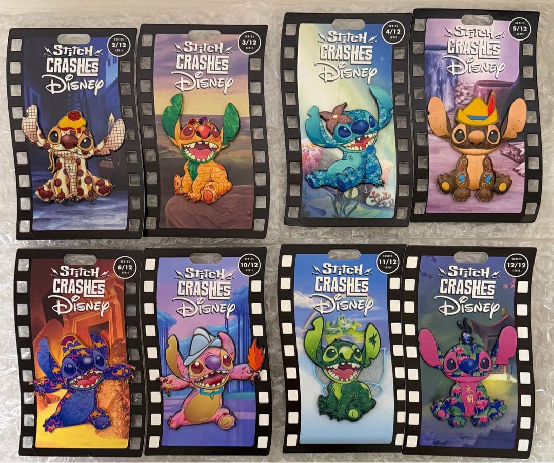 ディズニー　スティッチ　マンスリー　ピンバッジ
