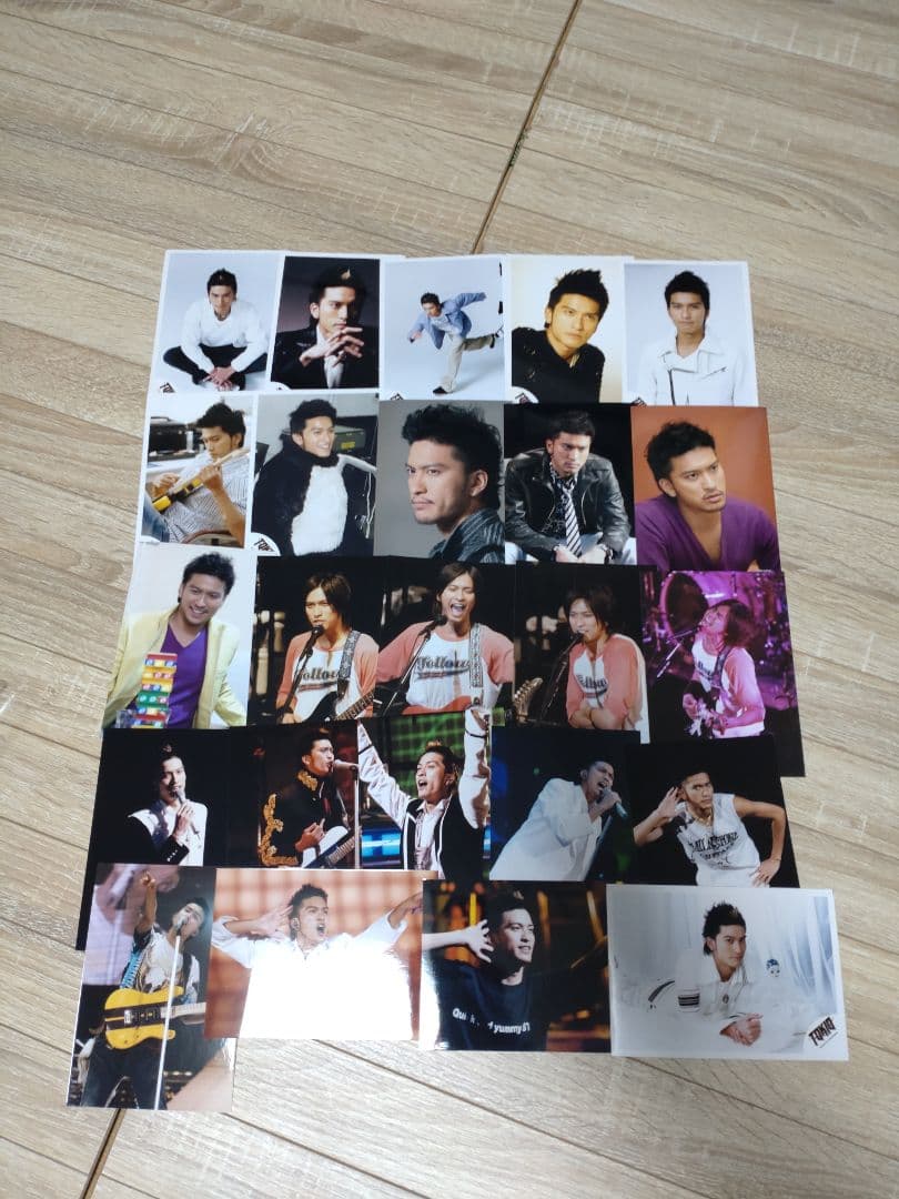 【希少】TOKIO　長瀬智也　①　公式写真、ライブ会場購入写真６９枚＋おまけ１枚