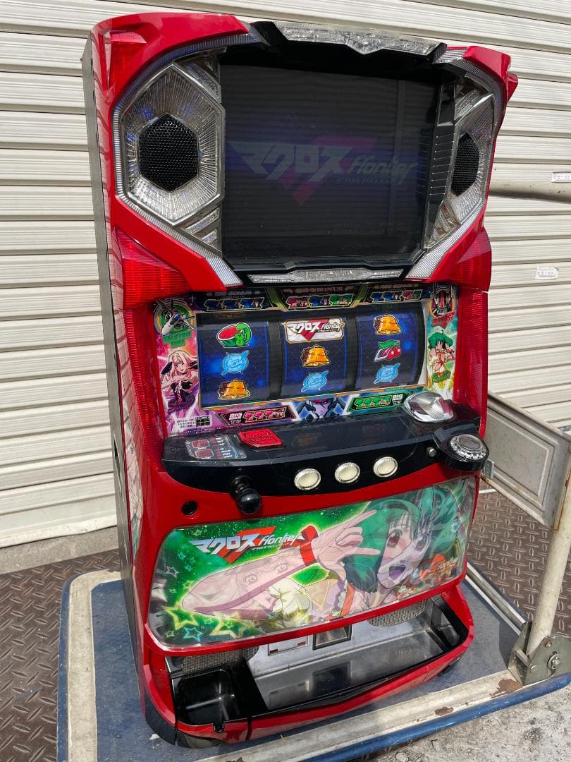 ★ パチスロ 実機 初代 マクロス F フロンティア 不要 ドア設定キー有