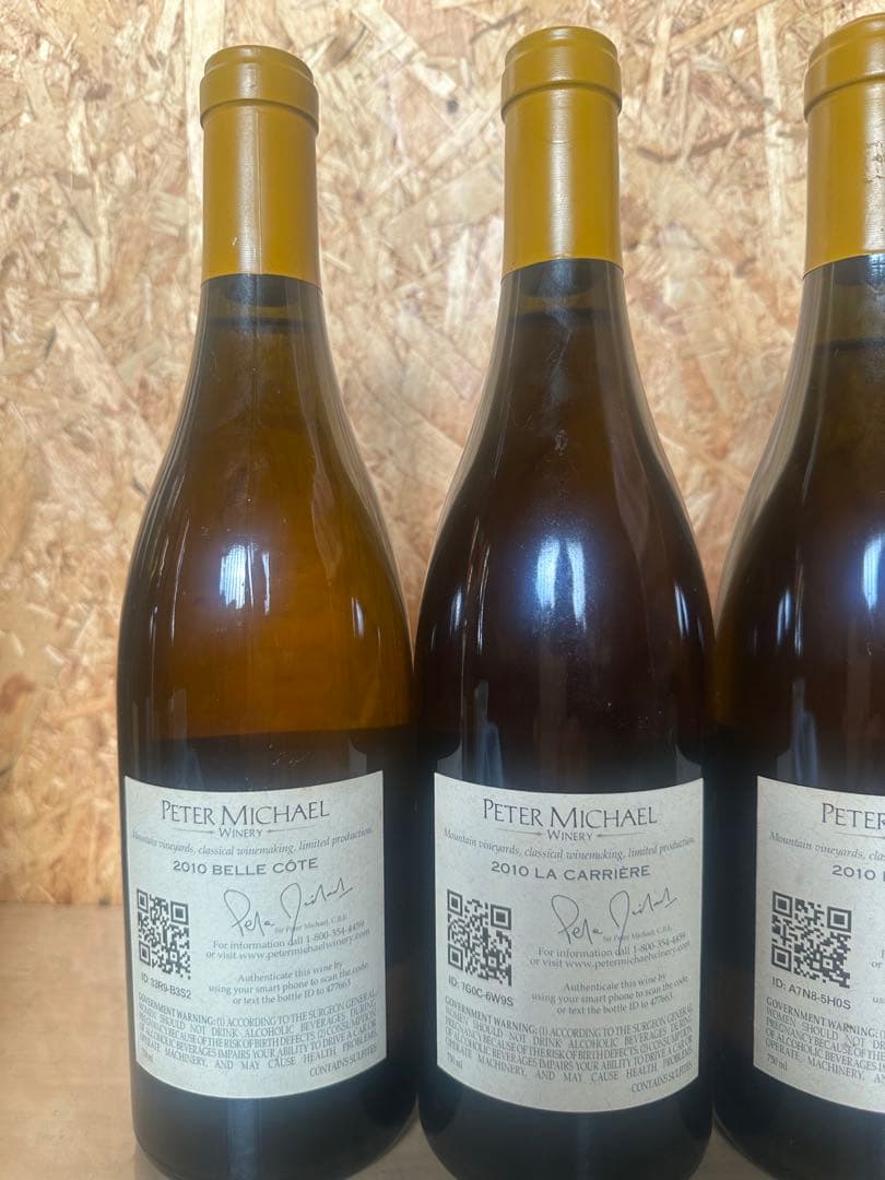 Peter Michael 2010年ワイン4本セット
