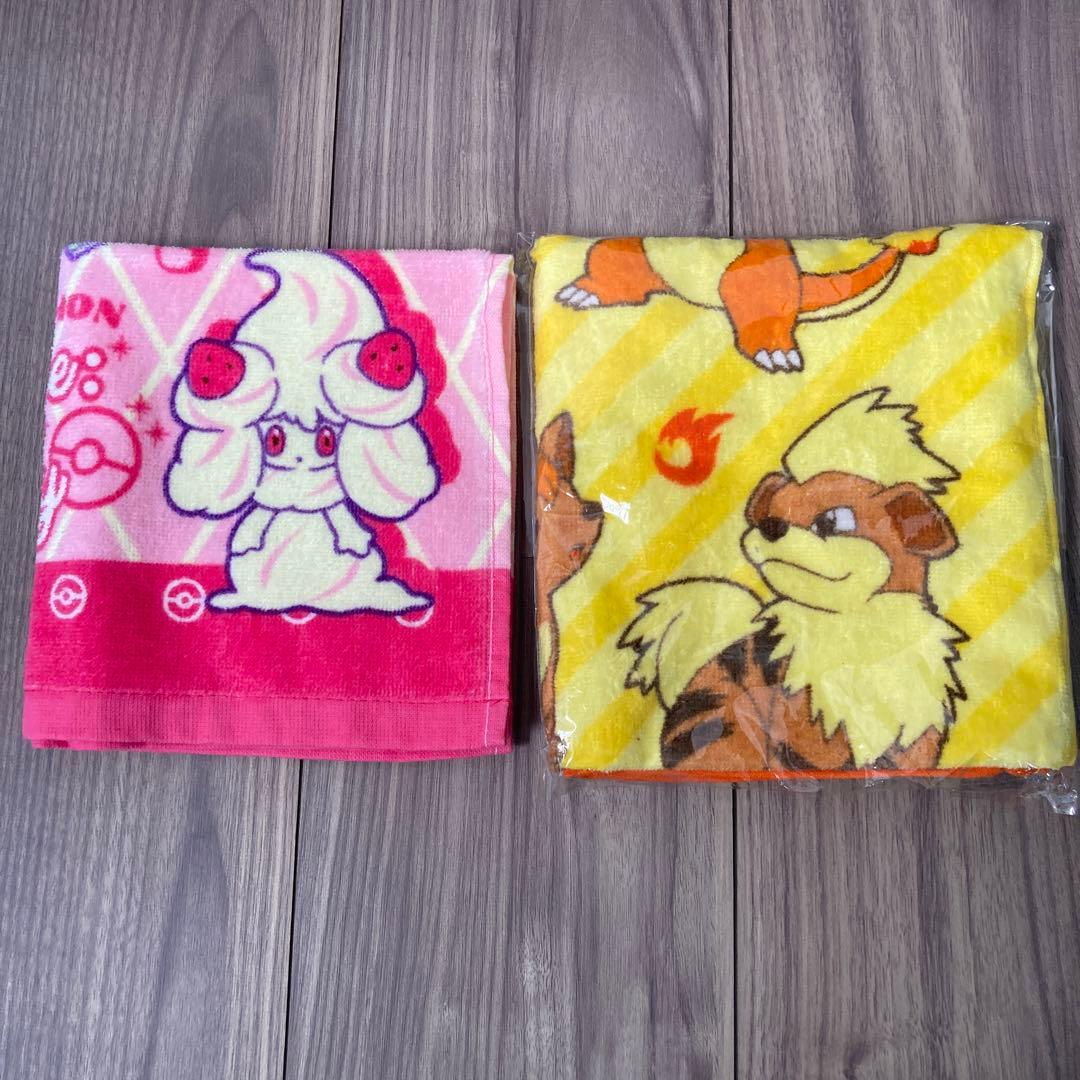 【新品 未使用】ポケモン フェイスタオル ハンドタオルセット