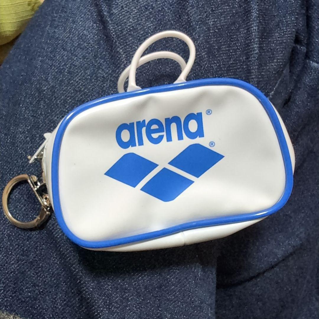arena　ミニボストンバッグ　キーホルダー