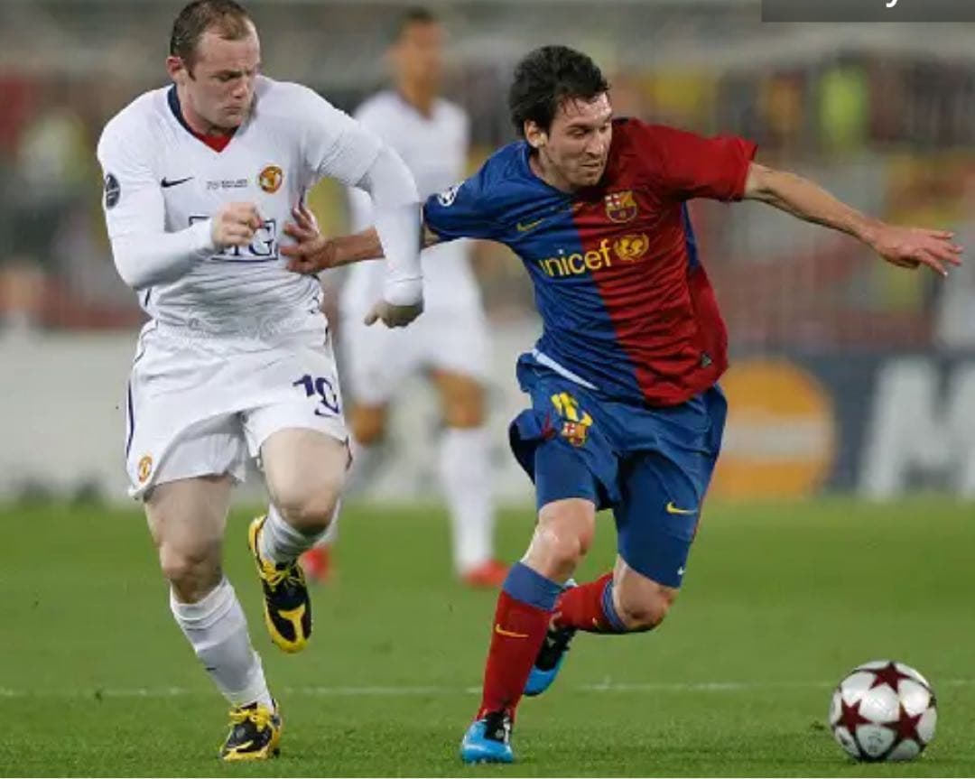 08-09チャンピオンズリーグ決勝モデル　マンチェスターユナイテッド ルーニー