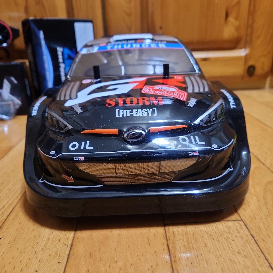 タミヤ ドリフト ラジコン フルセット　TT02 黒　ラリー　ボディ　　tt01