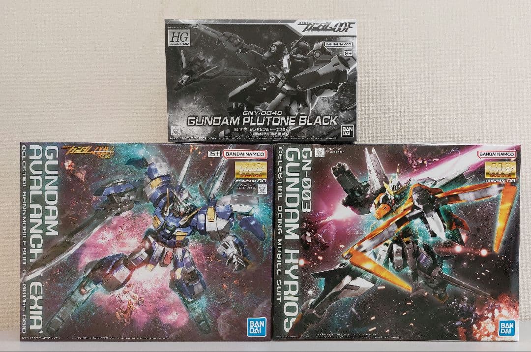 ＭＧ 1/100 ガンダムアヴァランチエクシアダッシュ　ガンダムキュリオ　他