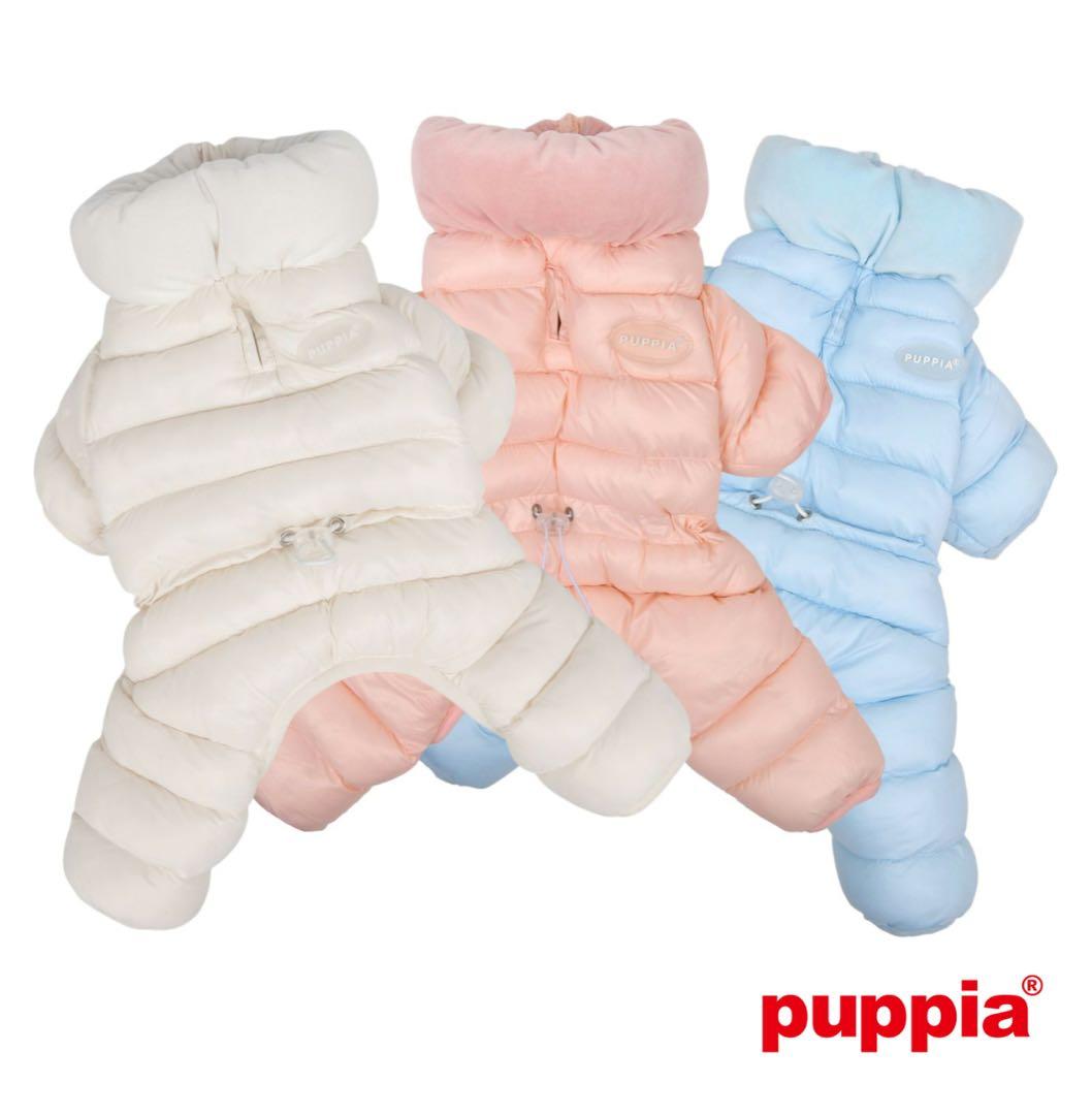 puppia パピア ベロアソフトオールインワンジャンパー　Sサイズ