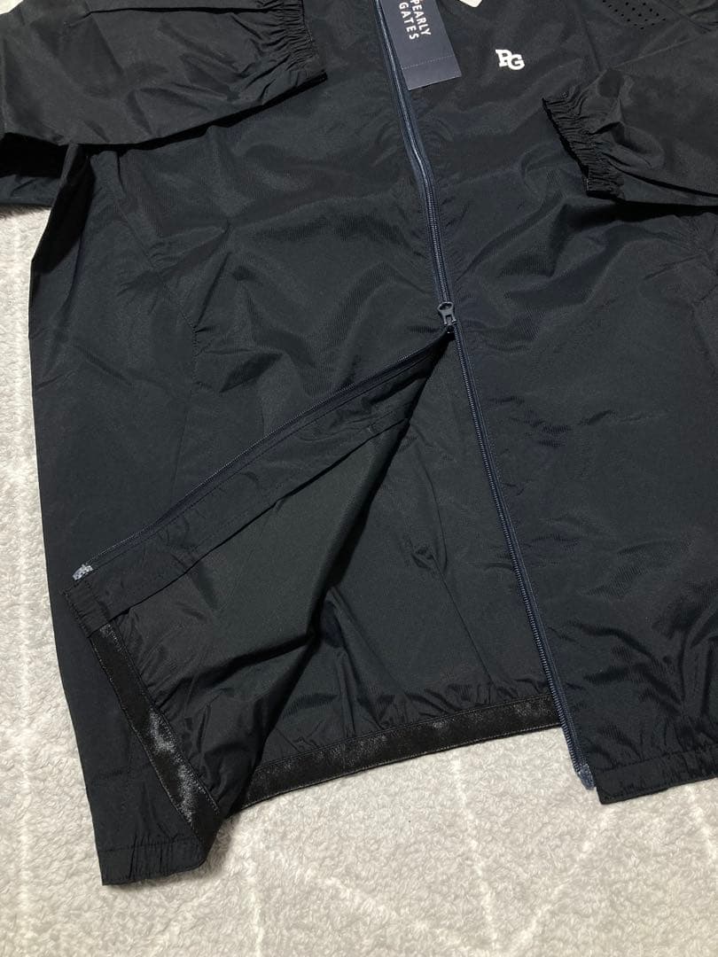 新品 パーリーゲイツ FLEX-IEDストレッチフルジップブルゾン(5)L/紺