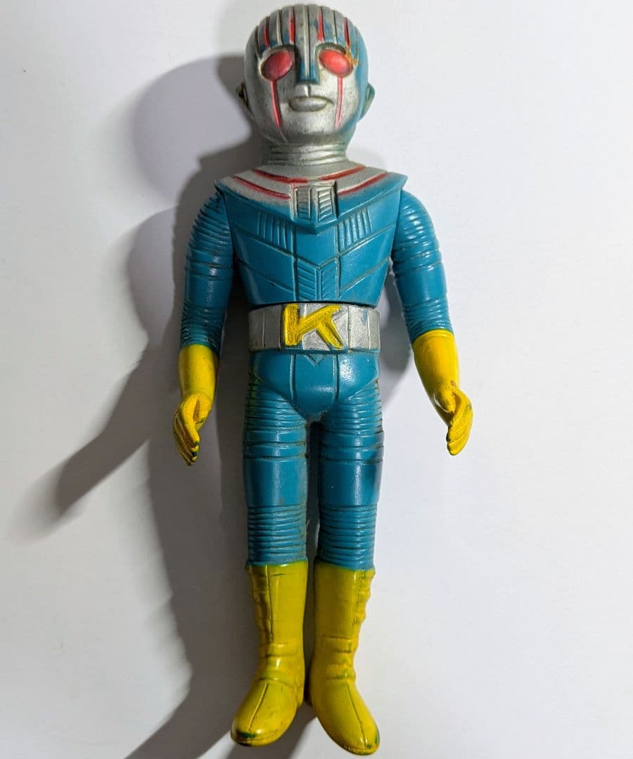 刑事K ポピー 石森プロ ソフビ ミドルサイズ 当時物 14cm