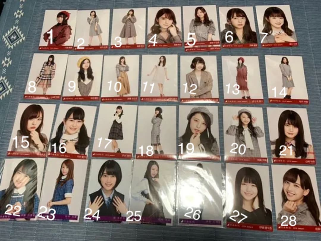 欅坂46 乃木坂46 生写真