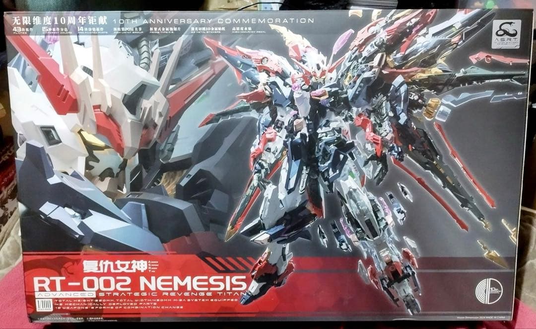 無限維度 RT-002 復讐女神 1/100 未組立新品 　海外正規品プラモデル