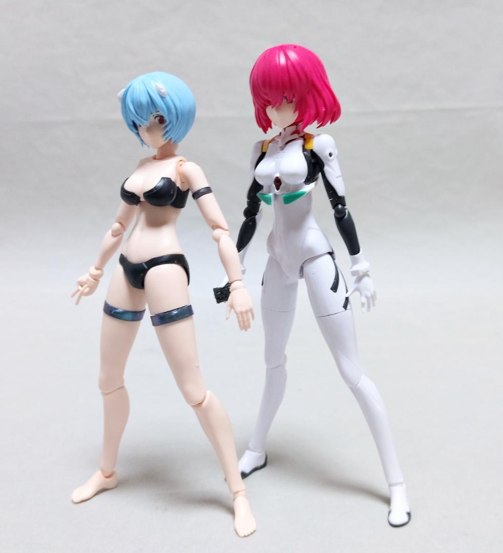 2体セット 完成品 30MP 綾波レイ(プラグスーツVer.) 組立て済